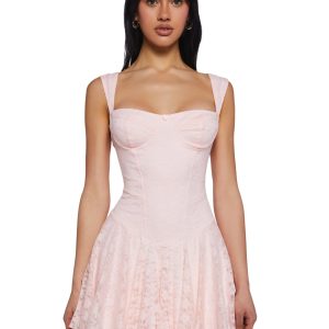 Perfect Date Mini Dress - Light Pink