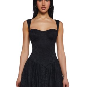 Perfect Date Mini Dress - Black