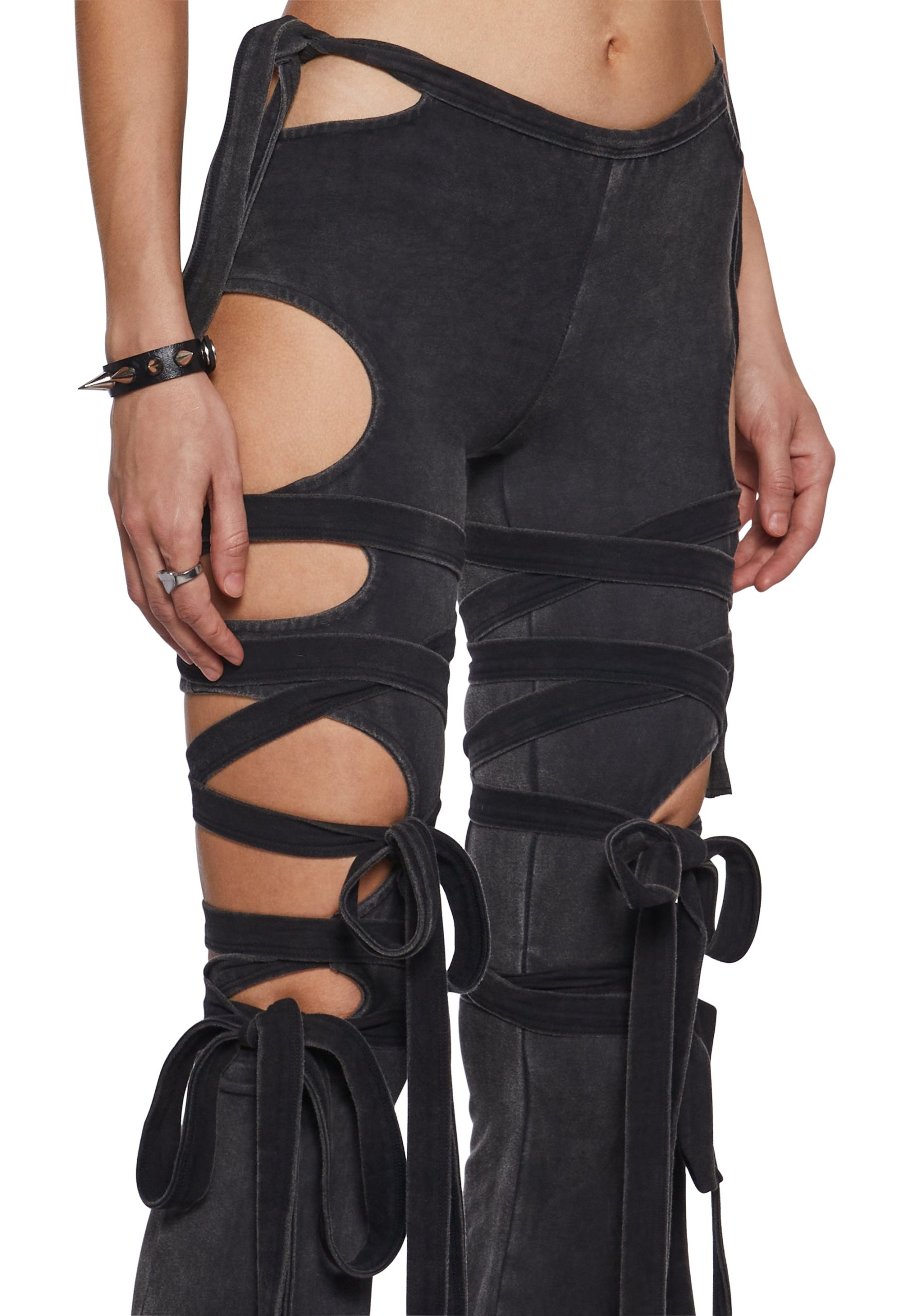 Ambient Wrap Tie Cut-Out Pants - Image 5