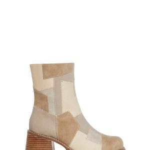 Winding Roads Ankle Boots - Beige
