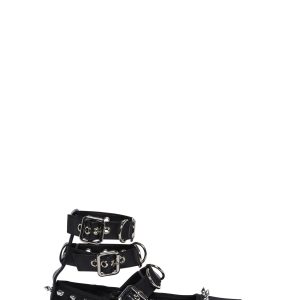 Killer Ballerina Ballet Flats - Black