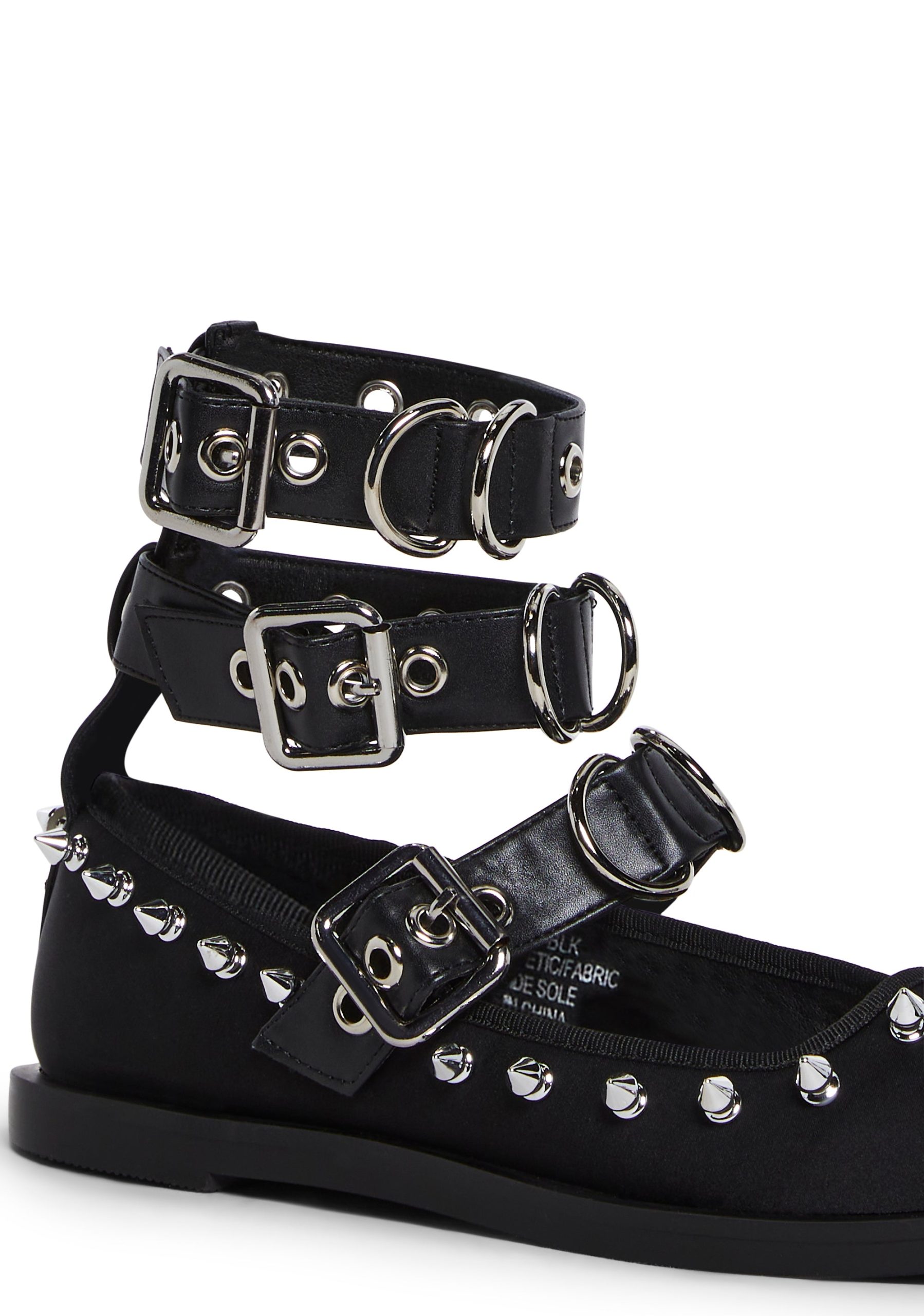 Killer Ballerina Ballet Flats - Black - Image 2