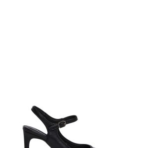 Preppy At Heart Pointed Toe Heels - Black