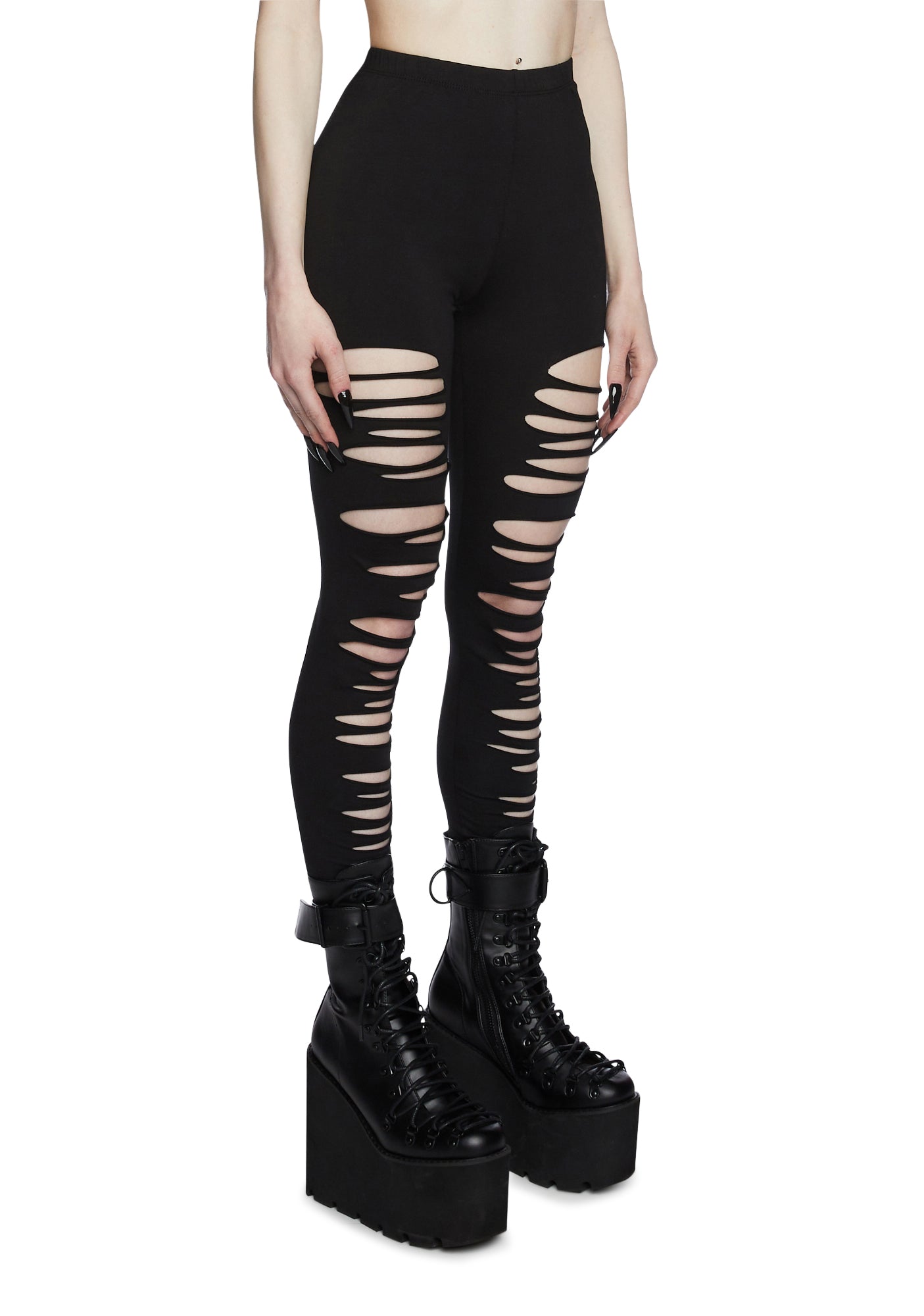 Crypt Creeper Shredded Leggings - Image 3