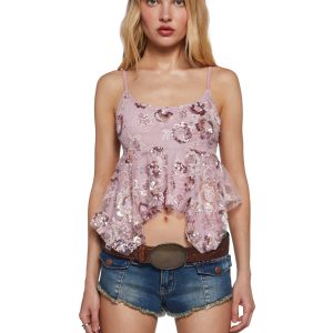 Blushing Sparkles Cami Top