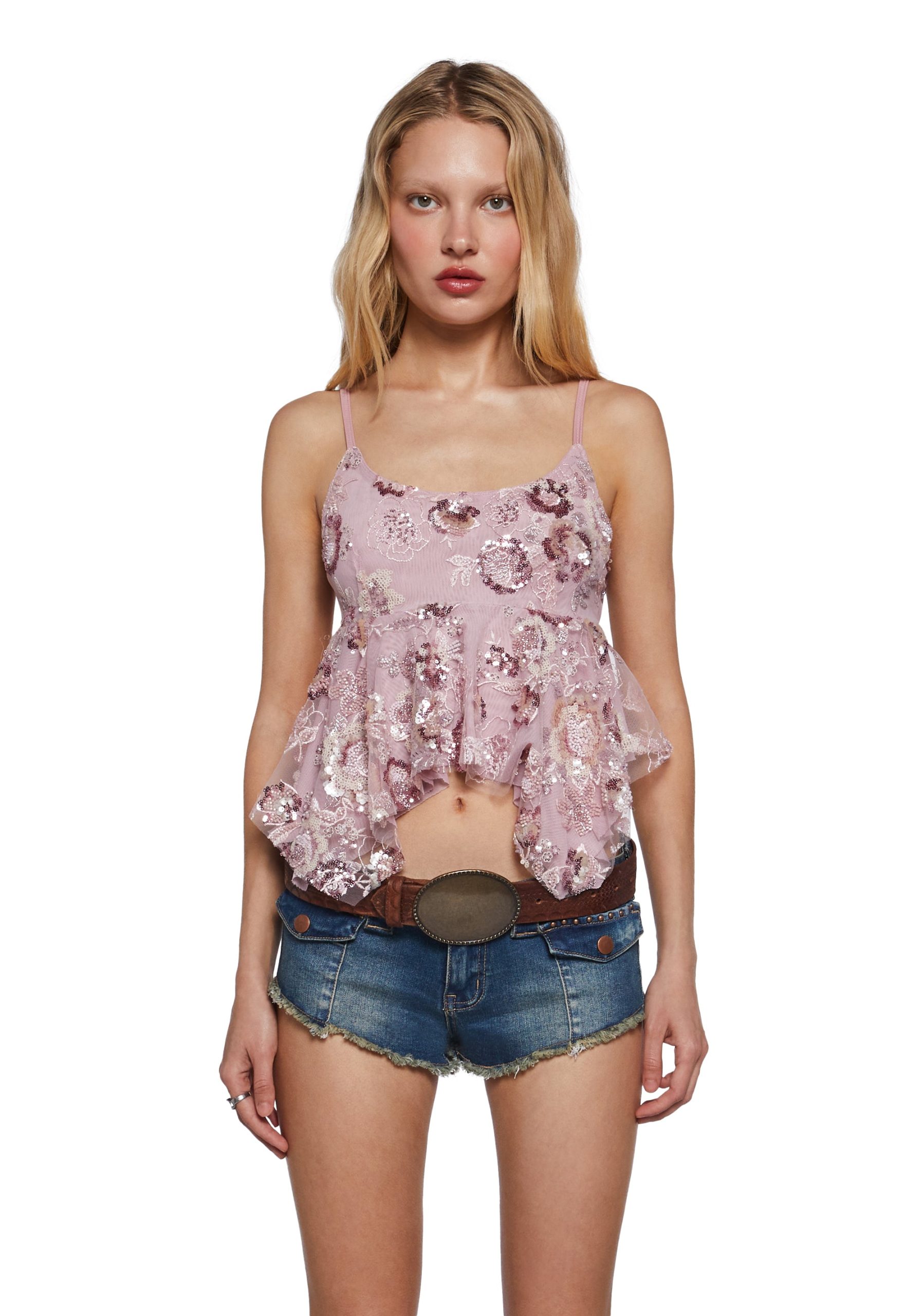 Blushing Sparkles Cami Top