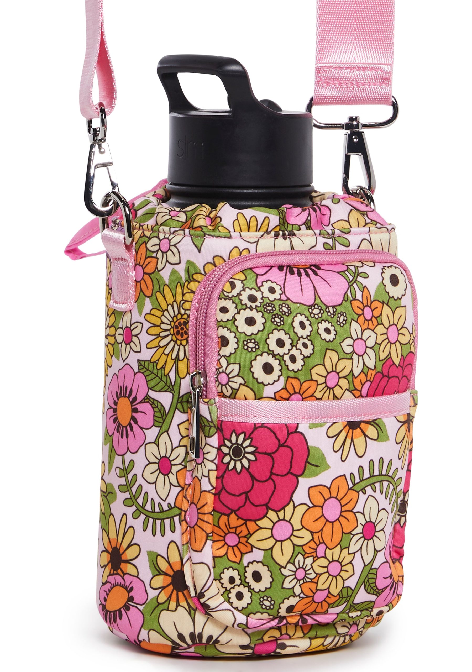 Swirling Flowers Water Bottle Carrier - Image 6