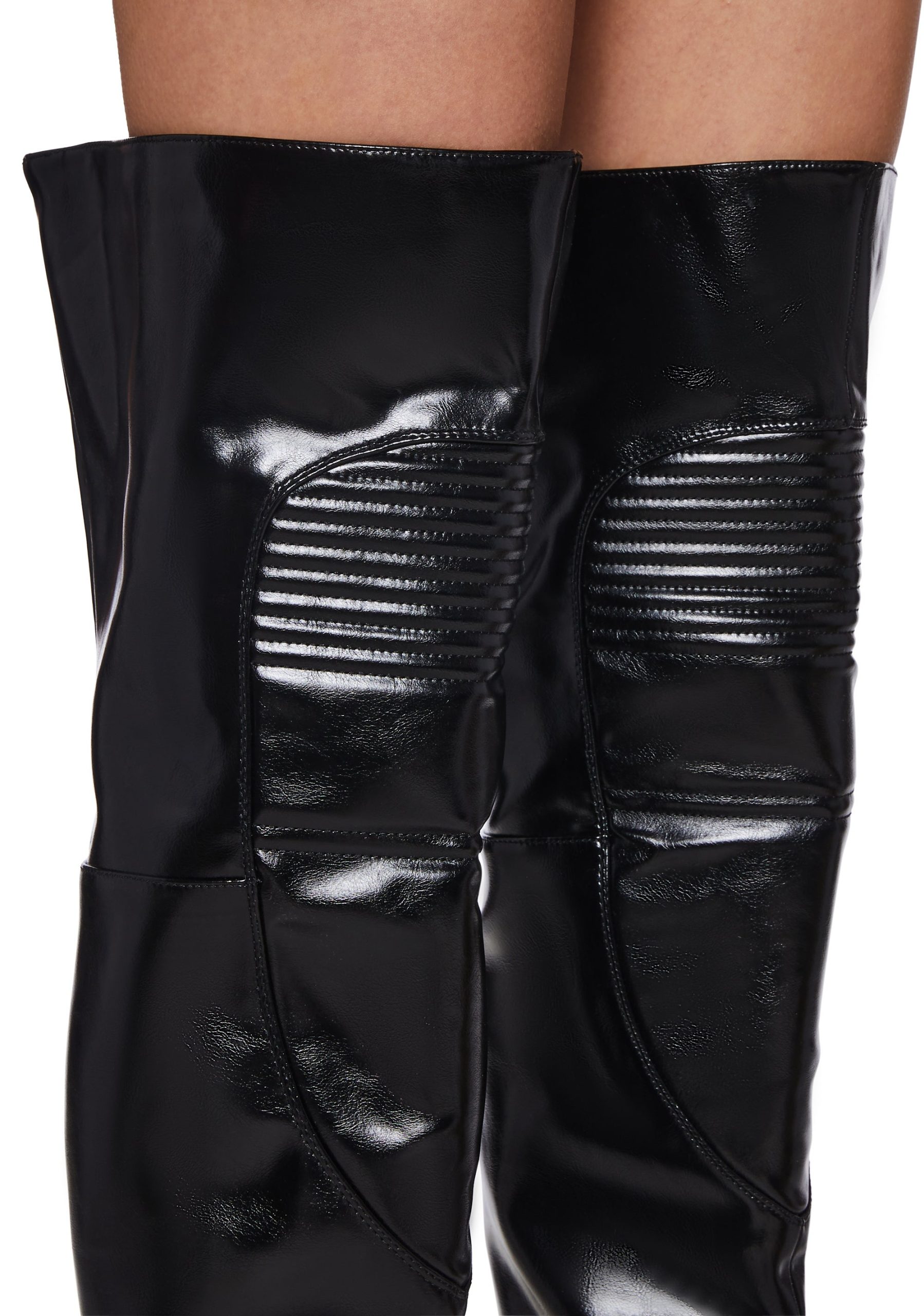 Tiernan Racer Thigh High Boots - Image 2