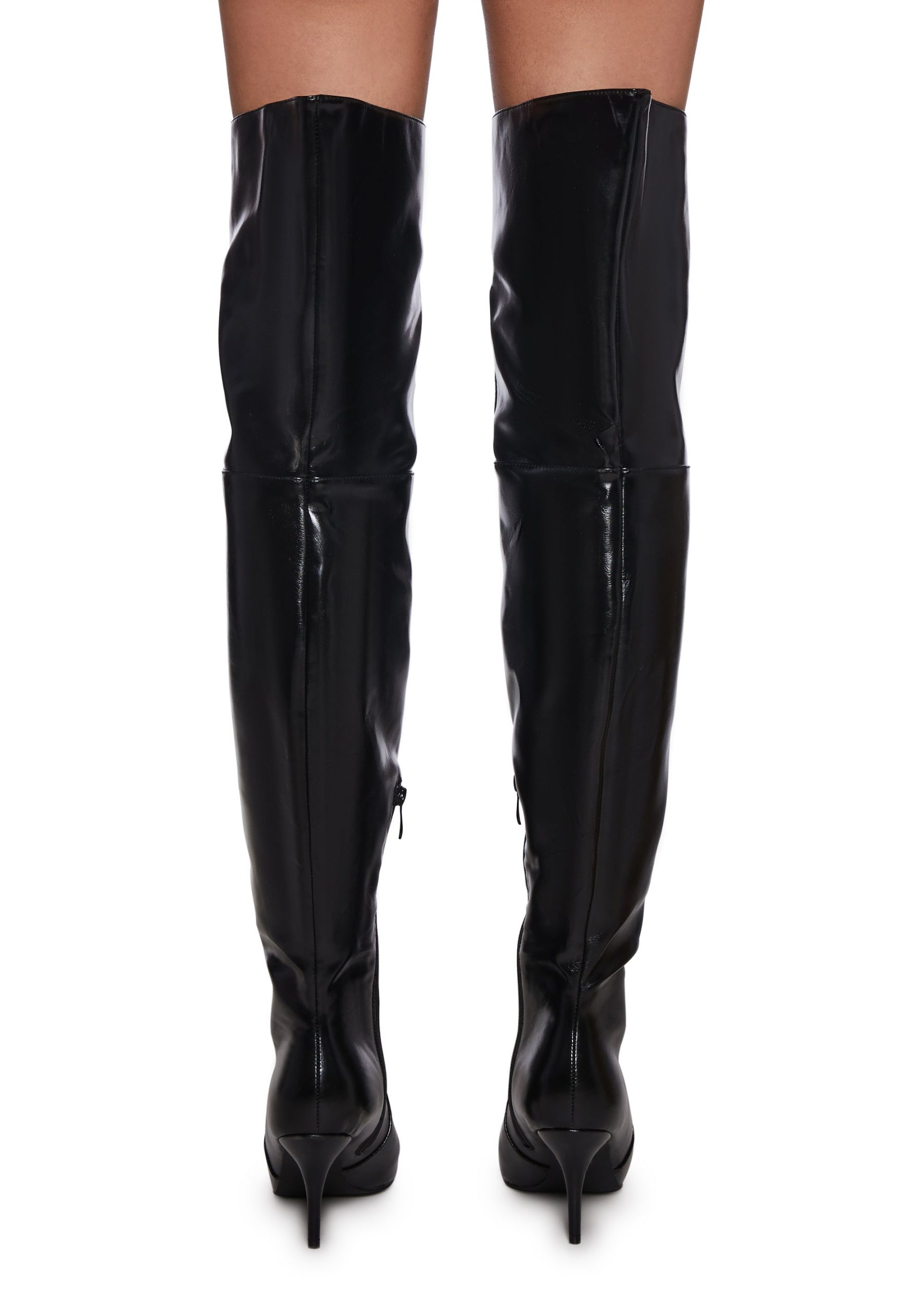 Tiernan Racer Thigh High Boots - Image 4