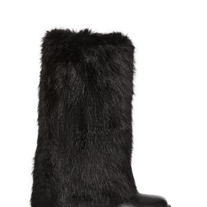 Ahsoka Foldover Flat Boots - Black