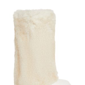 Ahsoka Foldover Flat Boots - White