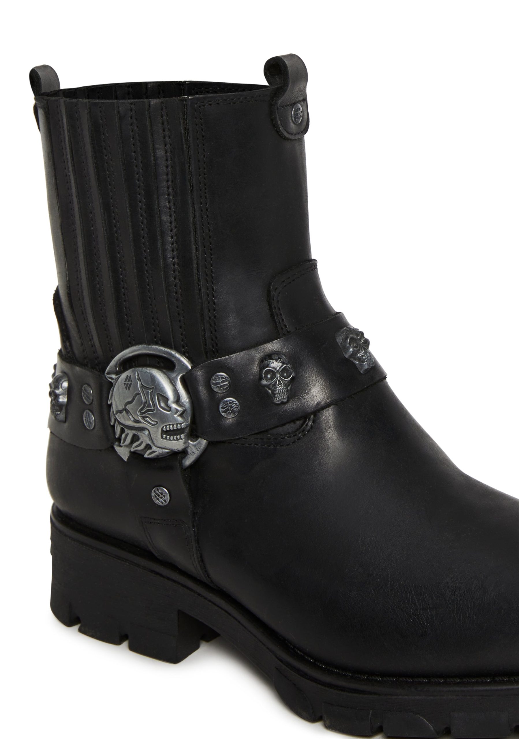 M-7621-S1 Motorcycle Ankle Boots - Image 2
