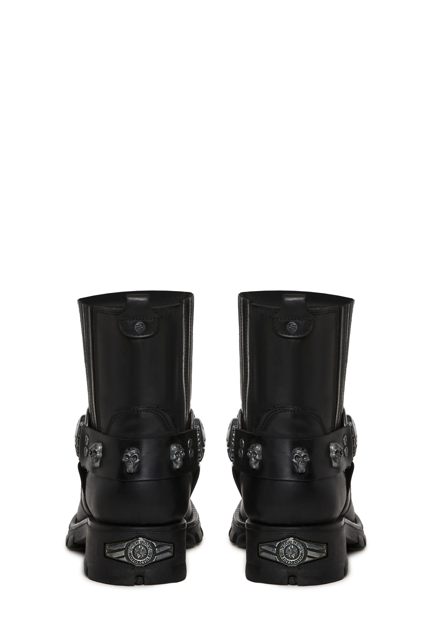 M-7621-S1 Motorcycle Ankle Boots - Image 4