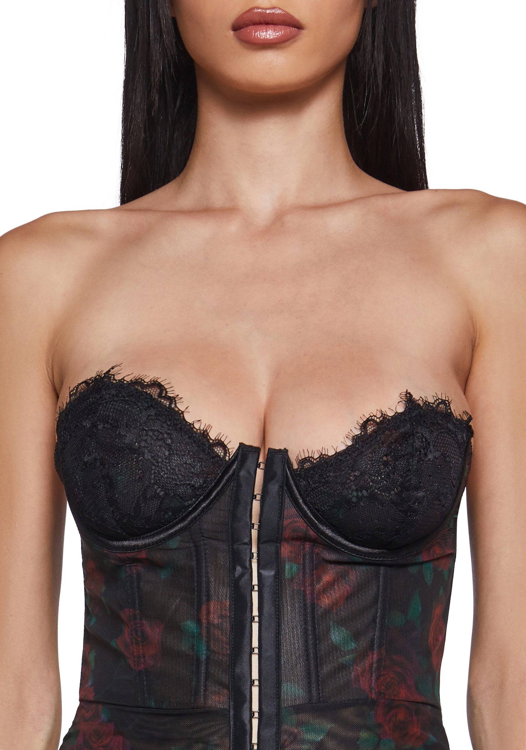 Captivating Gazes Slip Dress - Rose - Image 5