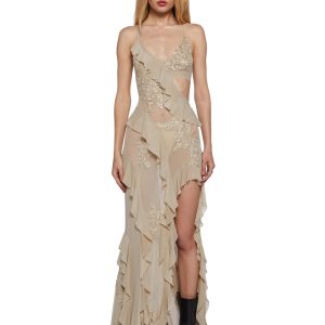 Rebel Mon Amour Maxi Dress - Off White