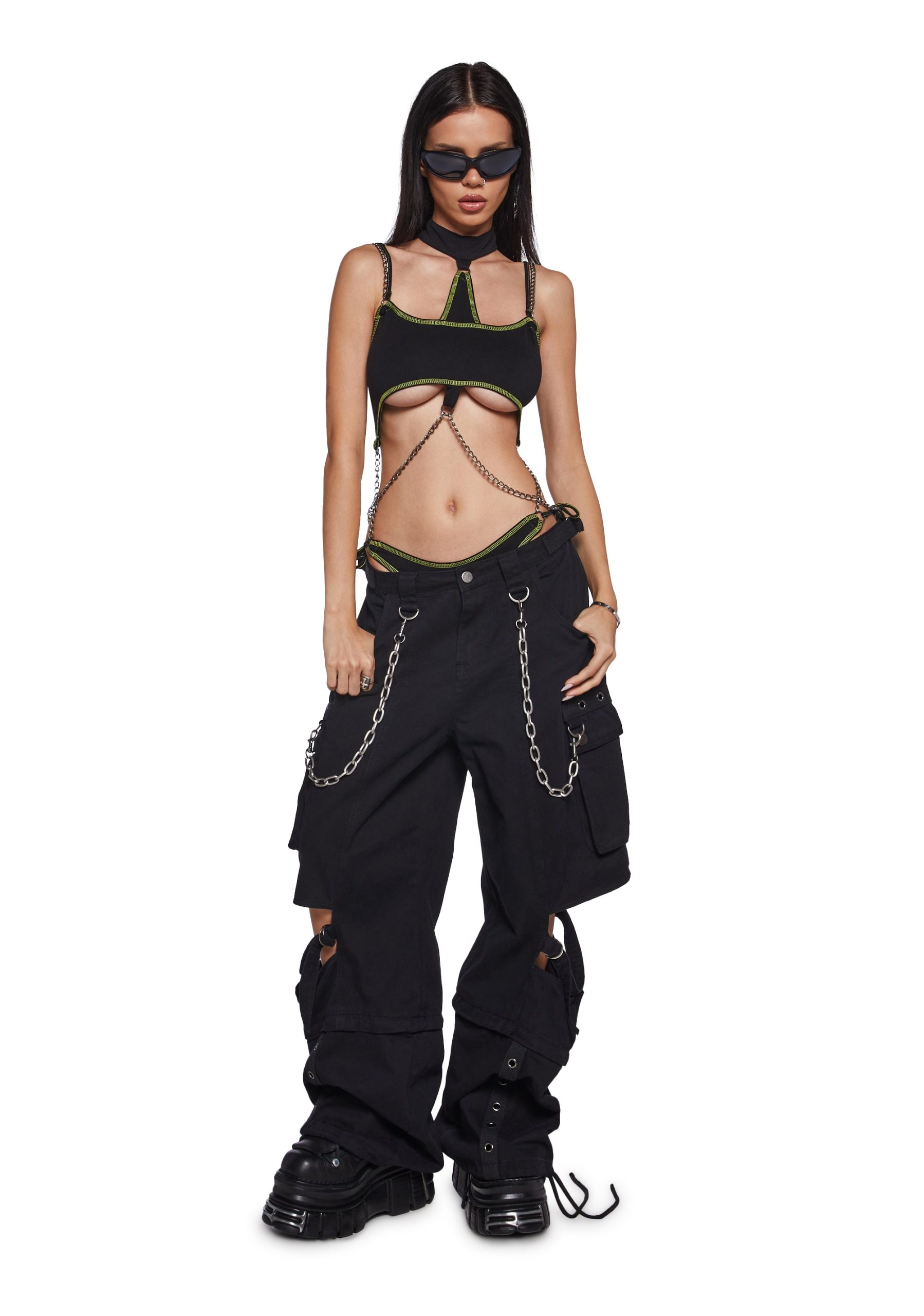BPM Romance Bodysuit With Chains - Image 2
