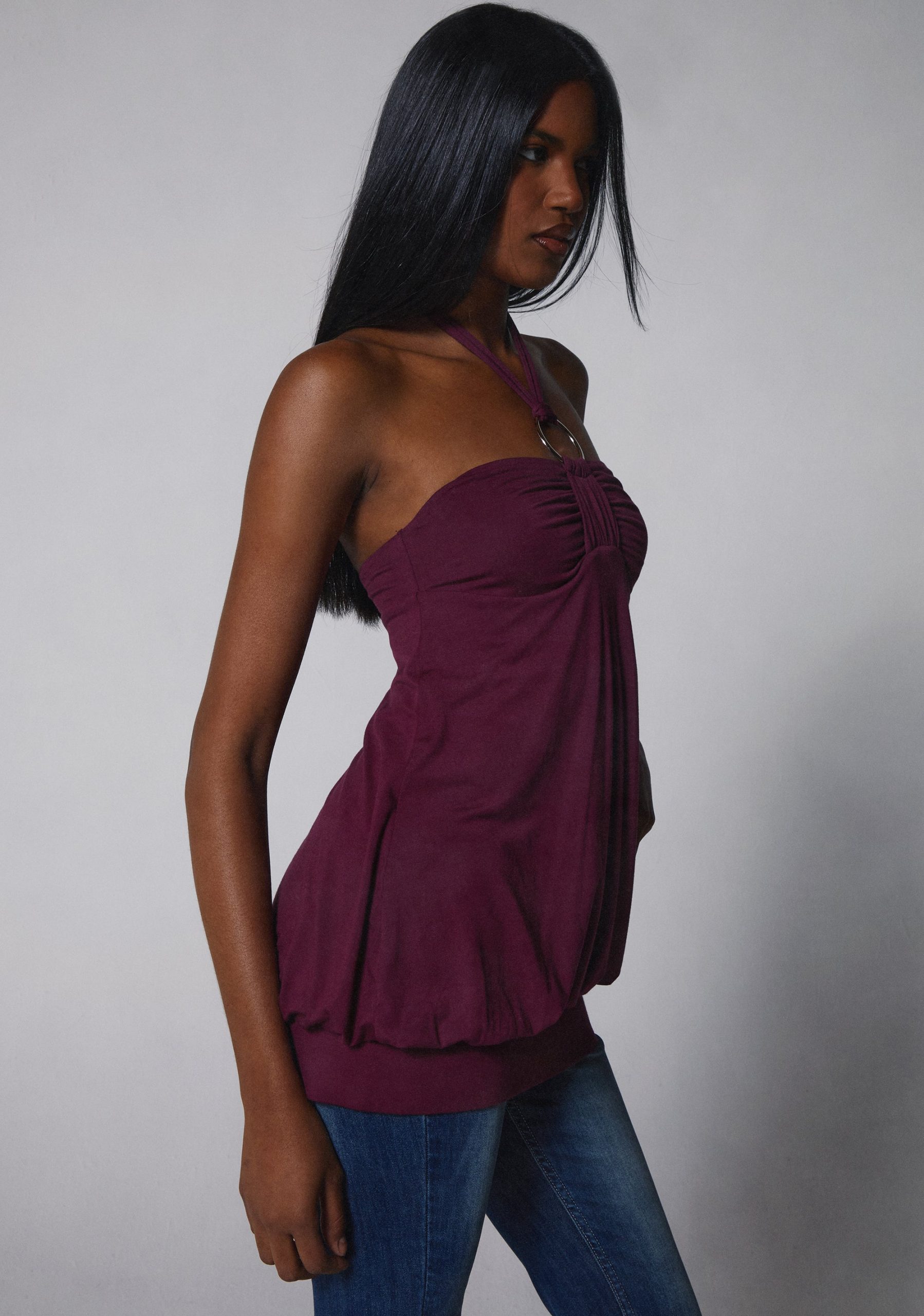 Y2K Bubble Mini Dress - Purple - Image 7