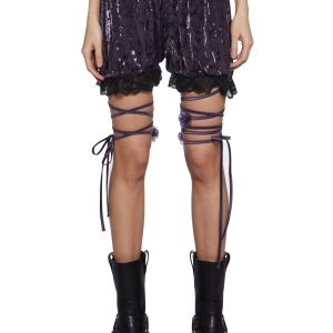 Wicked Seductress Velvet Shorts