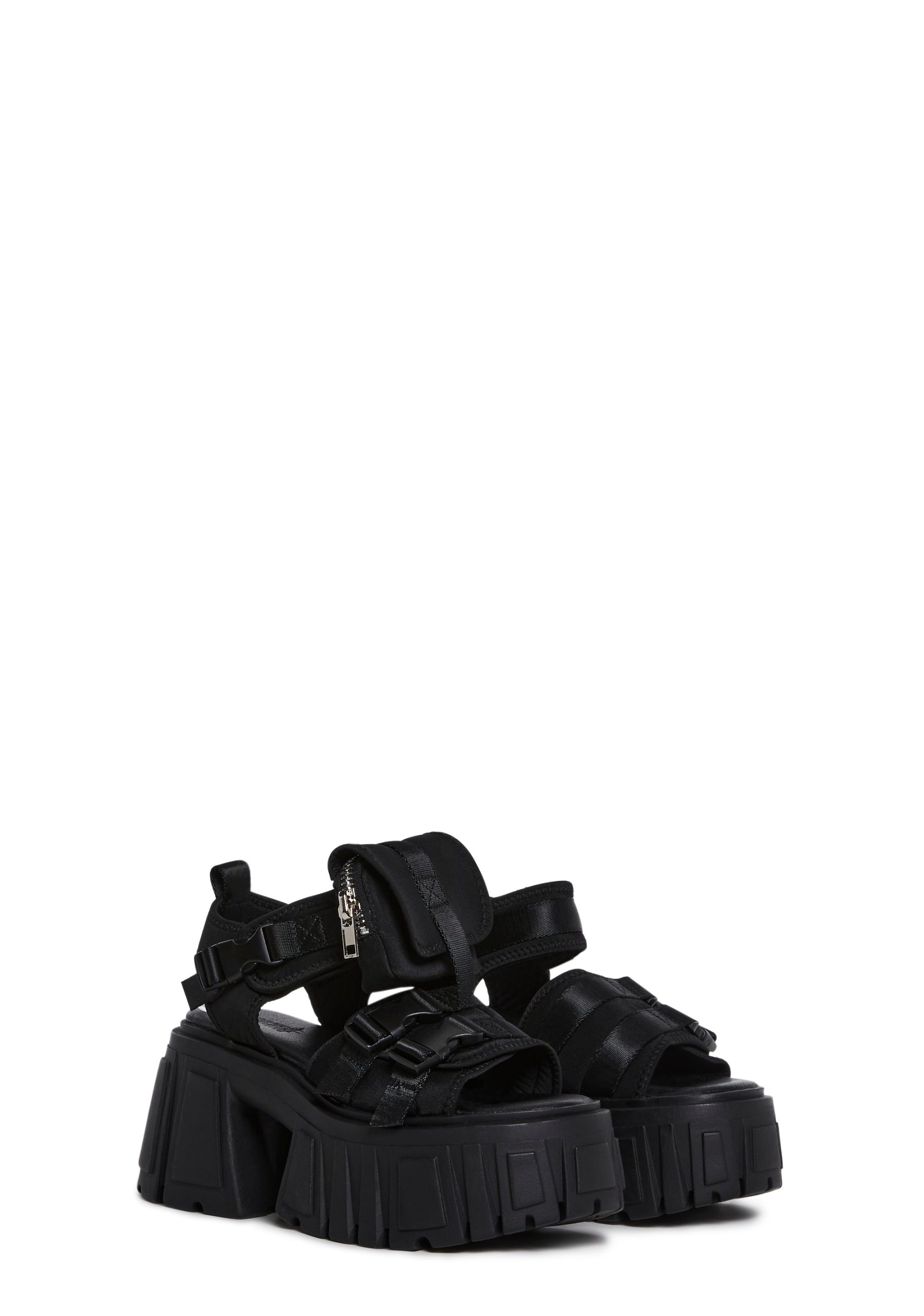 Utopia Platform Sandals - Black - Image 3