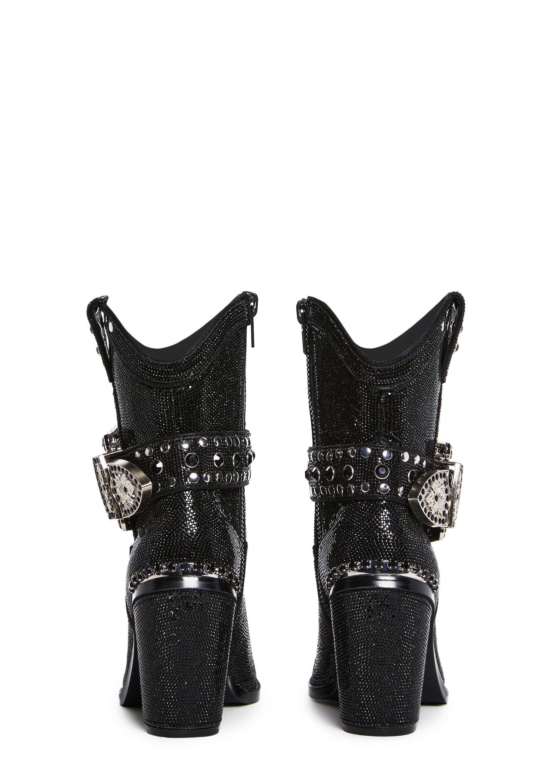 Sharp Sheriff Shine Cowboy Boots - Black - Image 4