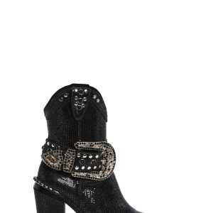 Sharp Sheriff Shine Cowboy Boots - Black