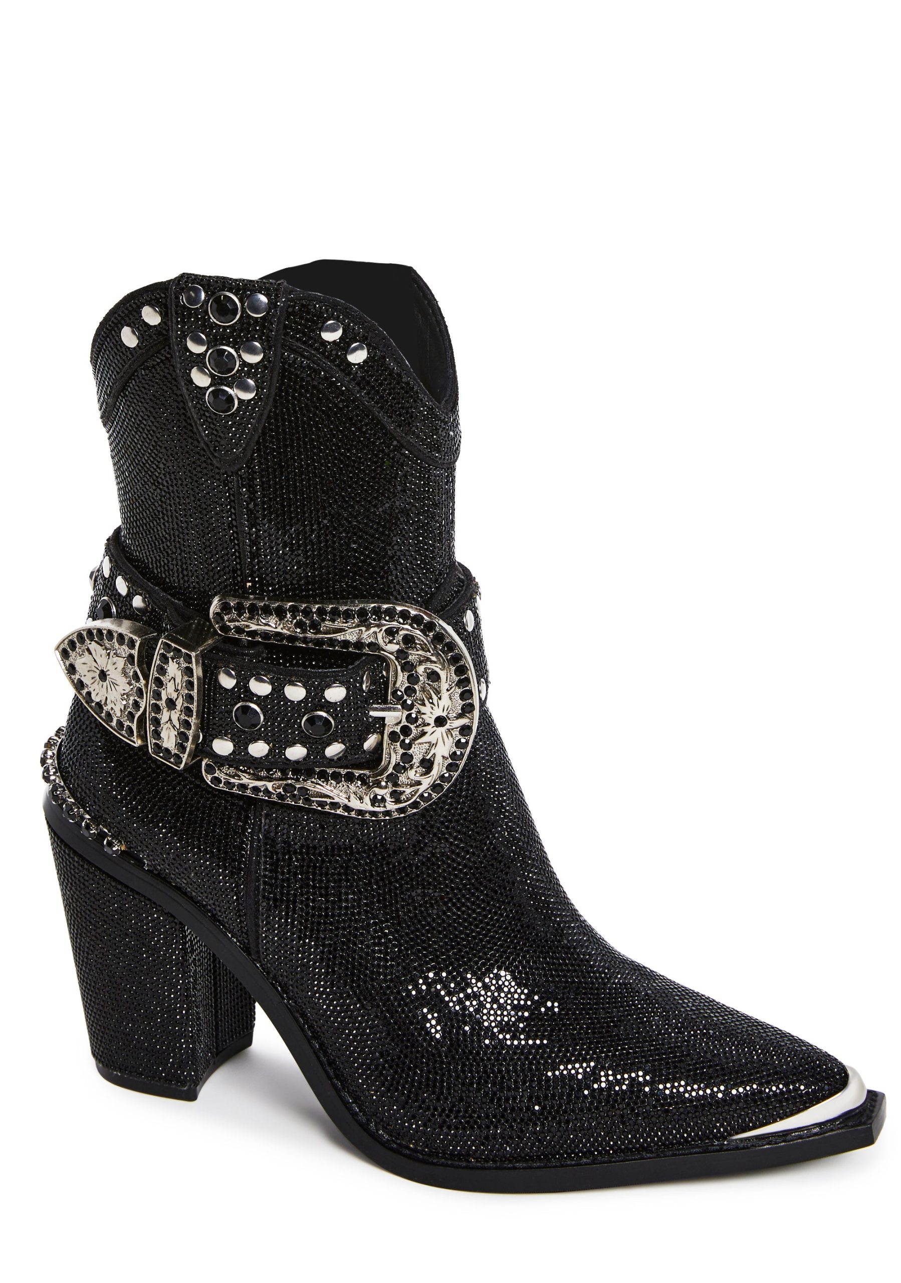 Sharp Sheriff Shine Cowboy Boots - Black - Image 2