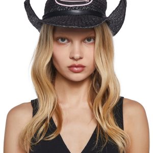 Von Dutch Cowboy Hat - Black
