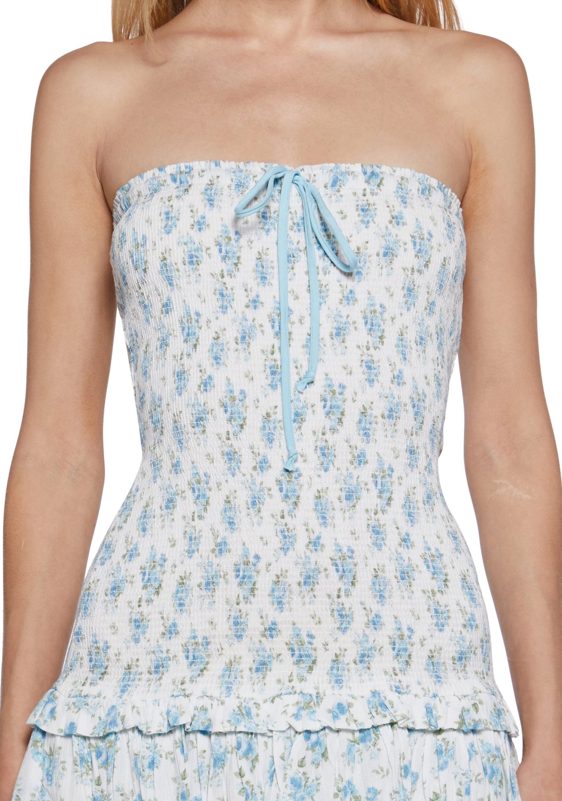 Flower Crush Strapless Dress - Image 5