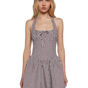 Dream Click Gingham Dress