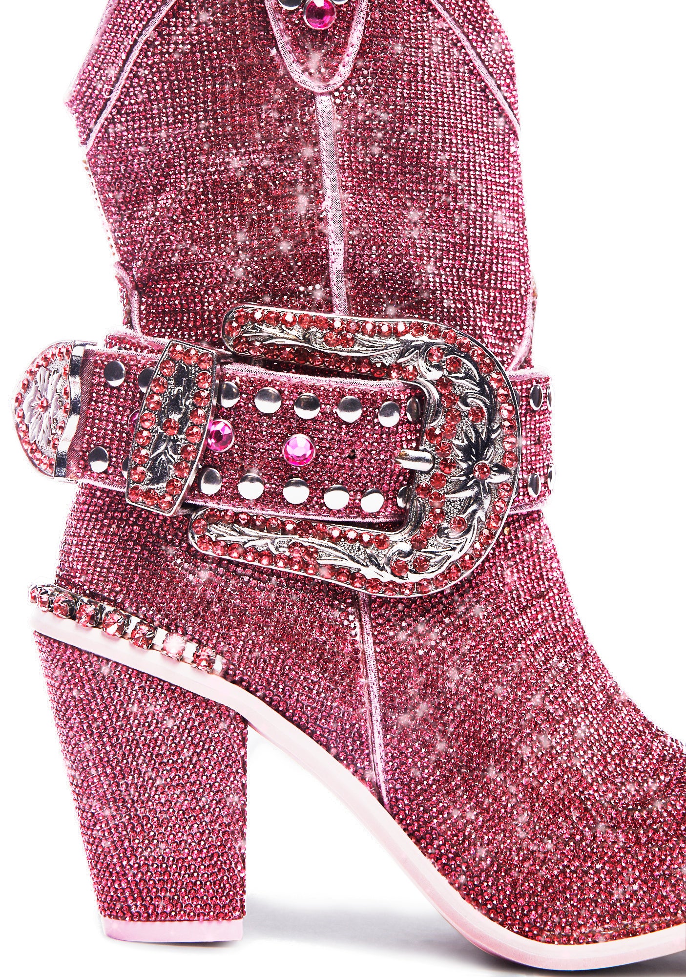Sheriff Shine Cowboy Boots - Pink - Image 2