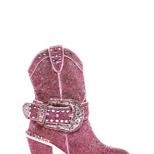 Sheriff Shine Cowboy Boots - Pink