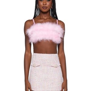 Lala La Fleur Boob Tube- Pink