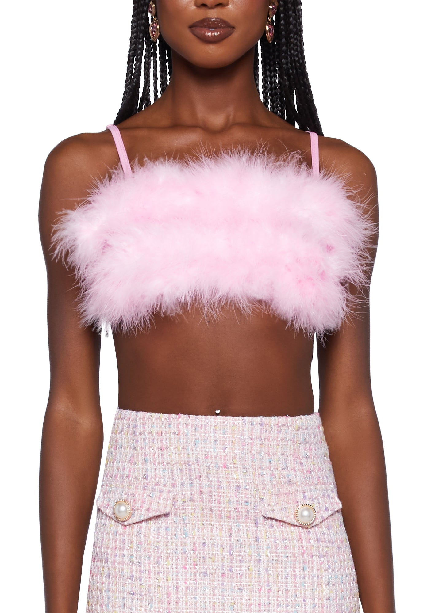 Lala La Fleur Boob Tube- Pink - Image 5