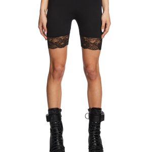 Rumor Romance Biker Shorts - Black