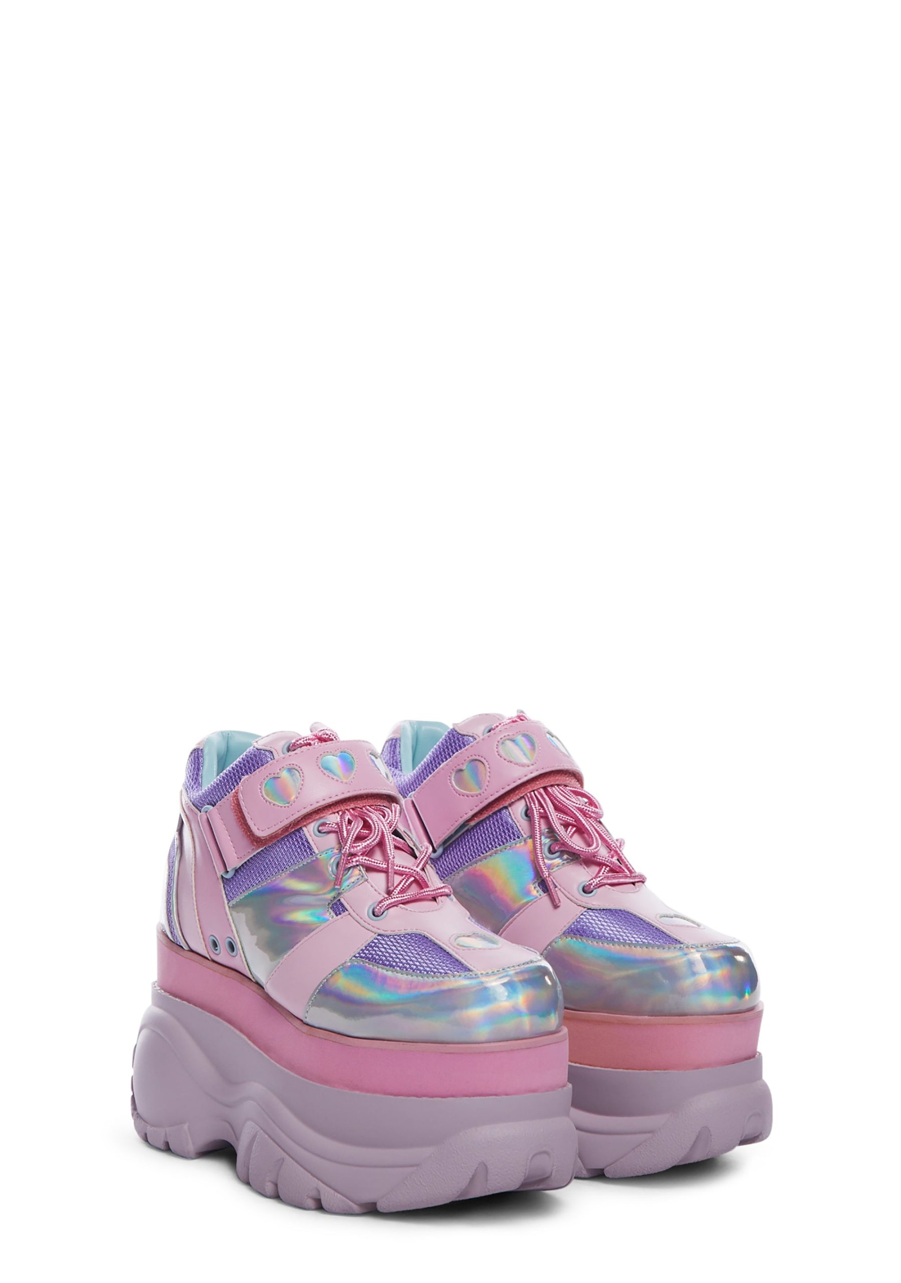 Fairywalker Platform Sneakers - Holographic - Image 3