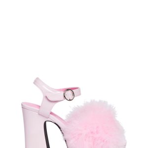 Blushin' N' Crushin' Marabou Heels