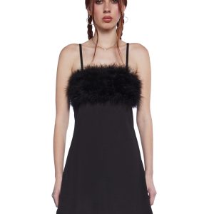 Flirty N' Thriving Marabou Dress