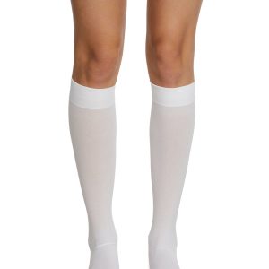 Walkin' On Clouds Knee Highs - White
