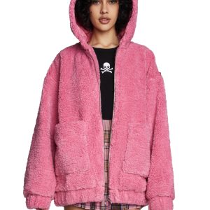 Teenage Kicks Hooded Sherpa Jacket