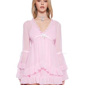 Real Divinity Mini Dress - Light Pink