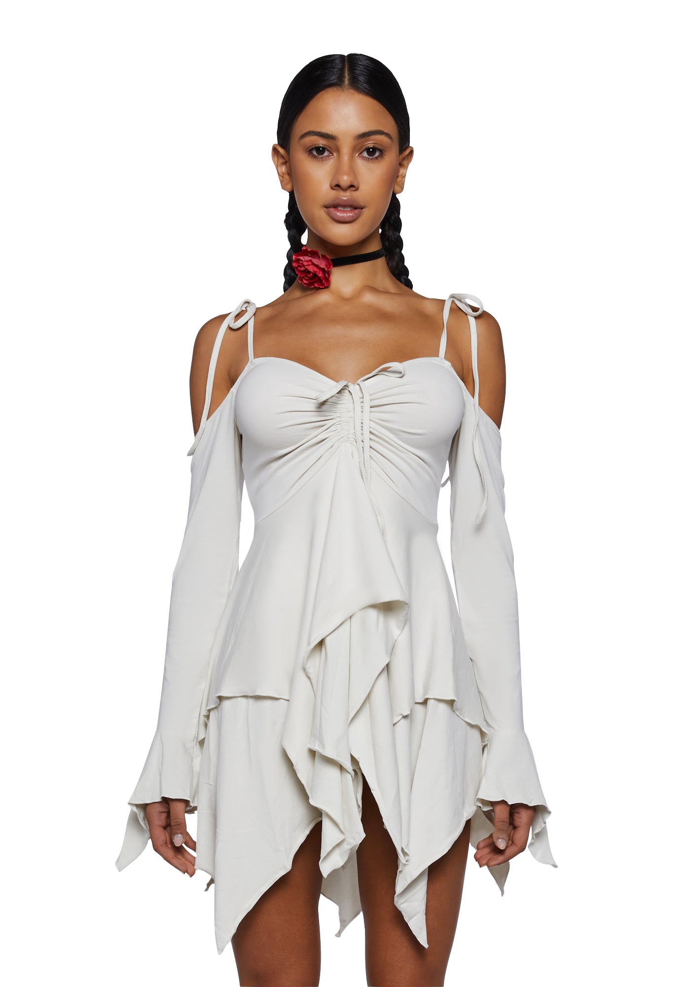 F is For Fairies Handkerchief Dress - Ivory