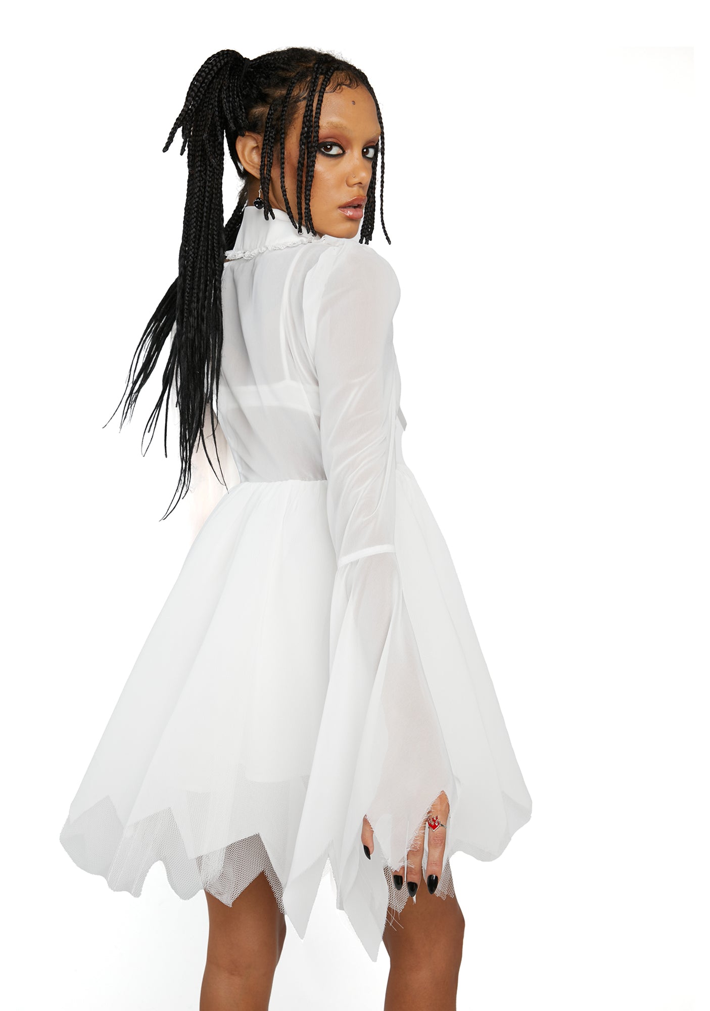 The Friendly Ghost Babydoll Dress - Image 4