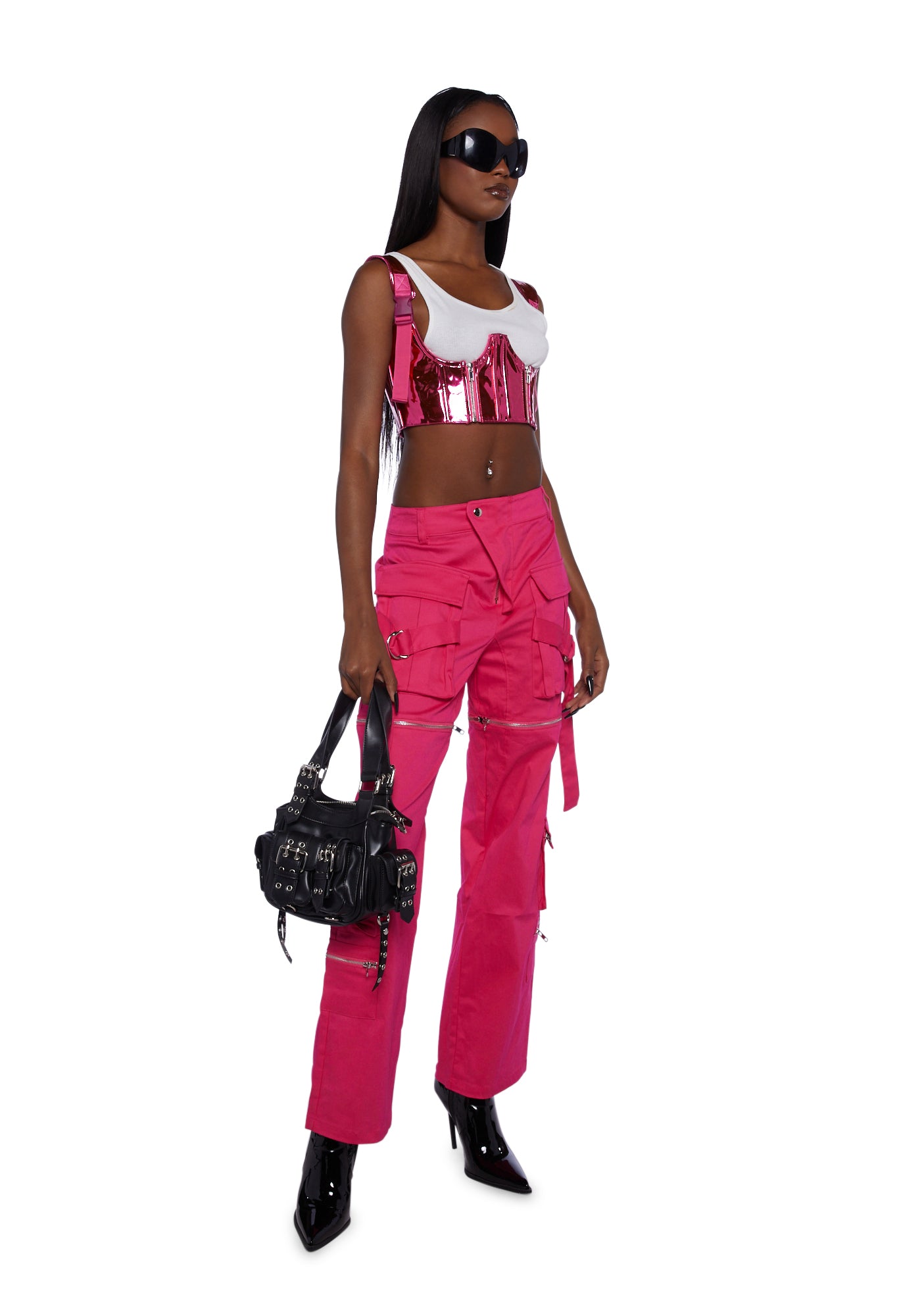 My Type Underbust Corset- Pink - Image 2