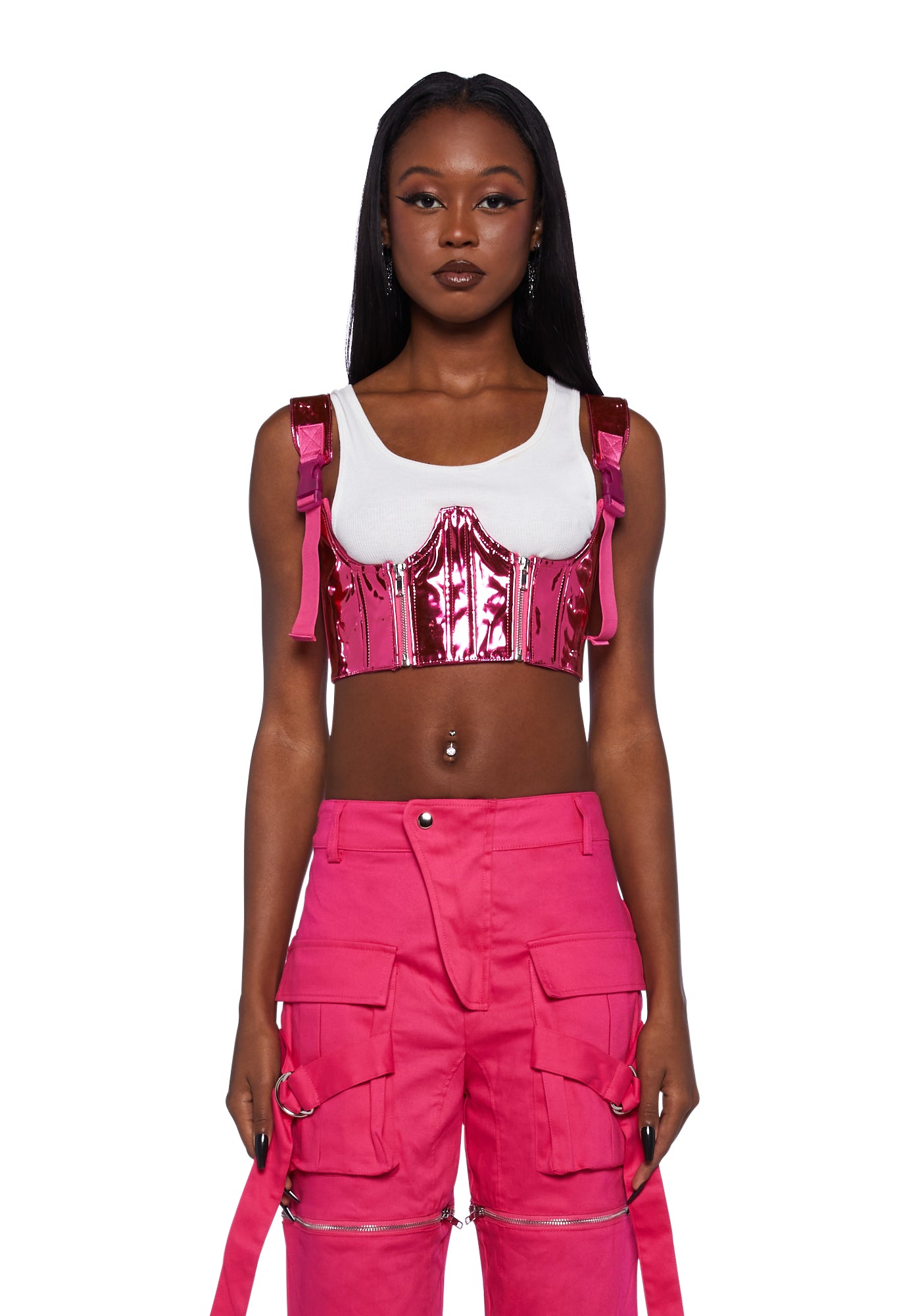 My Type Underbust Corset- Pink