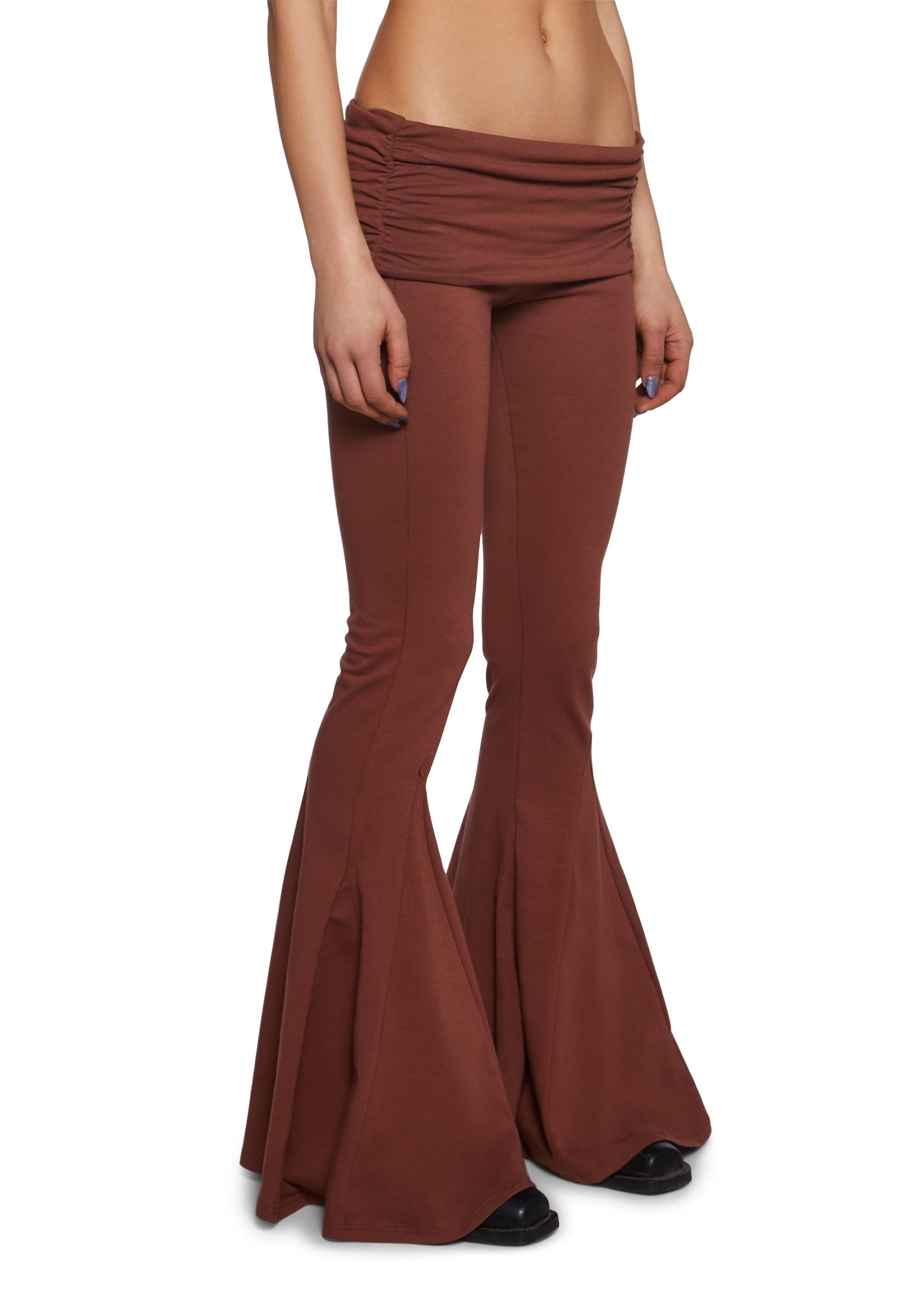 Dew Morning Flare Pants - Brown - Image 3