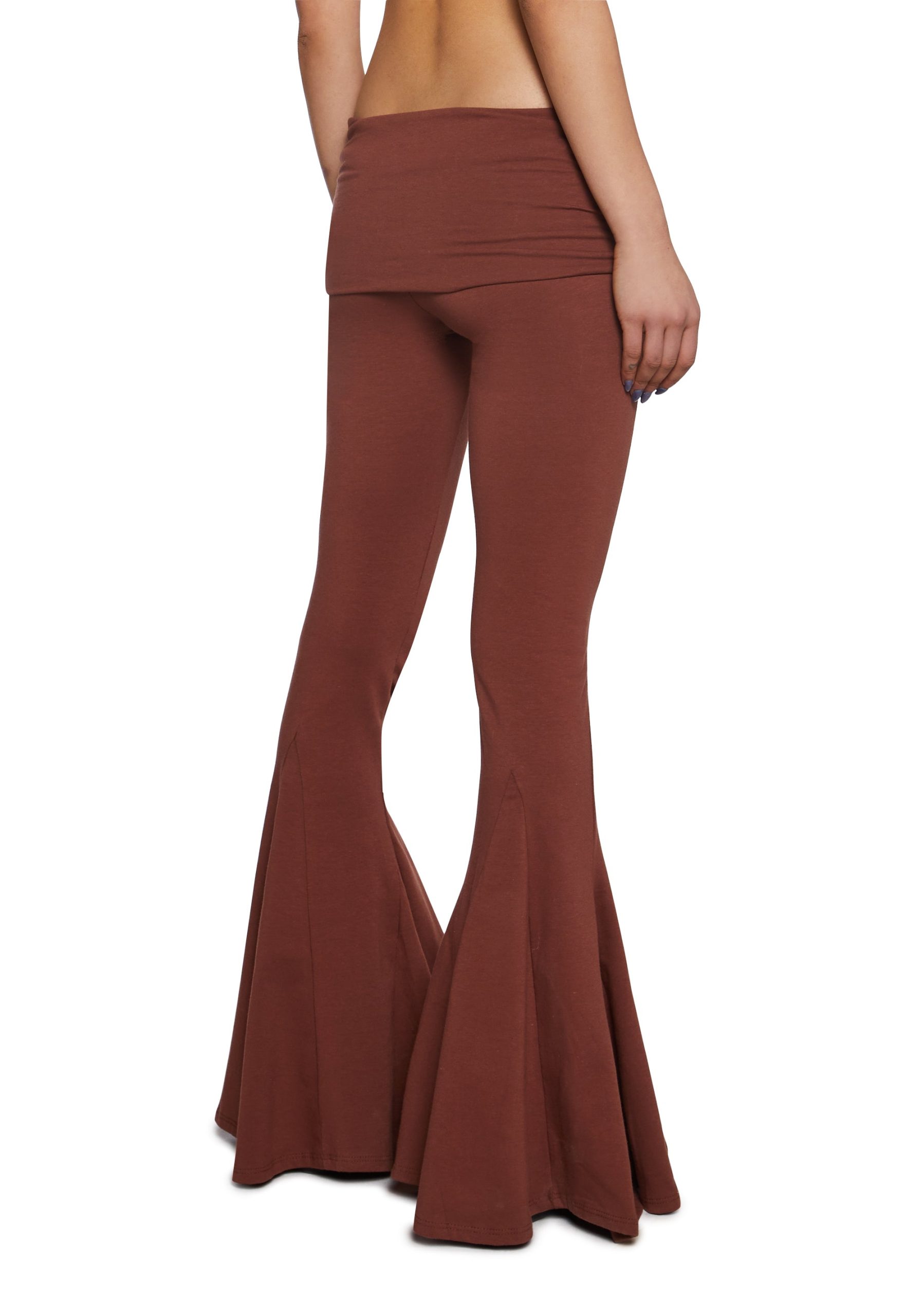 Dew Morning Flare Pants - Brown - Image 4