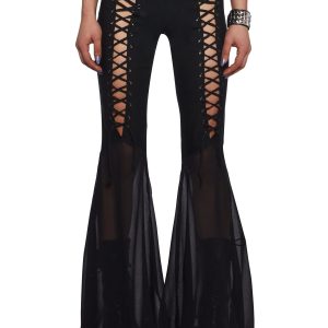 Wandering Mind Lace-Up Pants