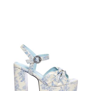 Love At Every Corner Platform Heels - White