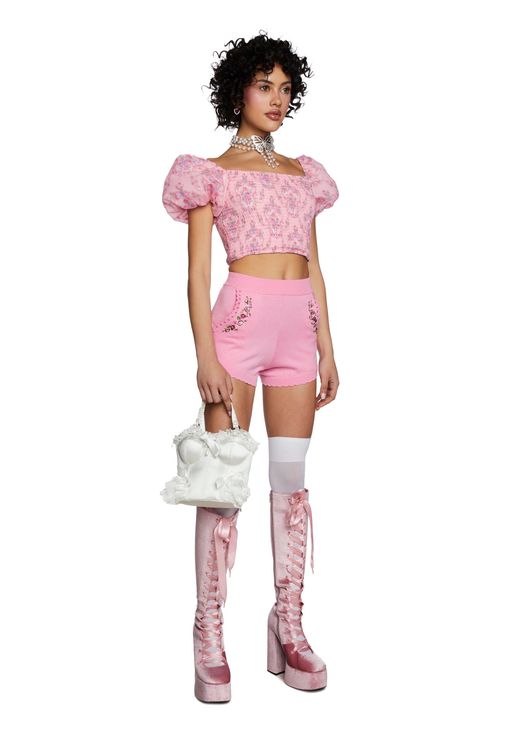 Scandal Sheet Puff Sleeve Top - Image 3