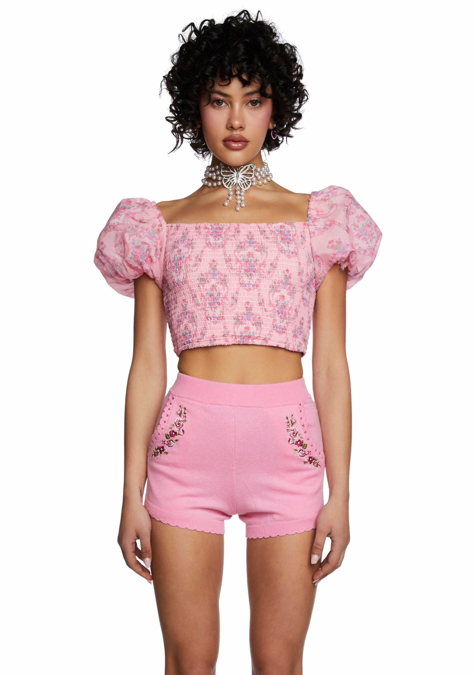 Scandal Sheet Puff Sleeve Top